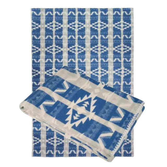 Ковдра з бавовни диз.3 синя ТМ Ярослав